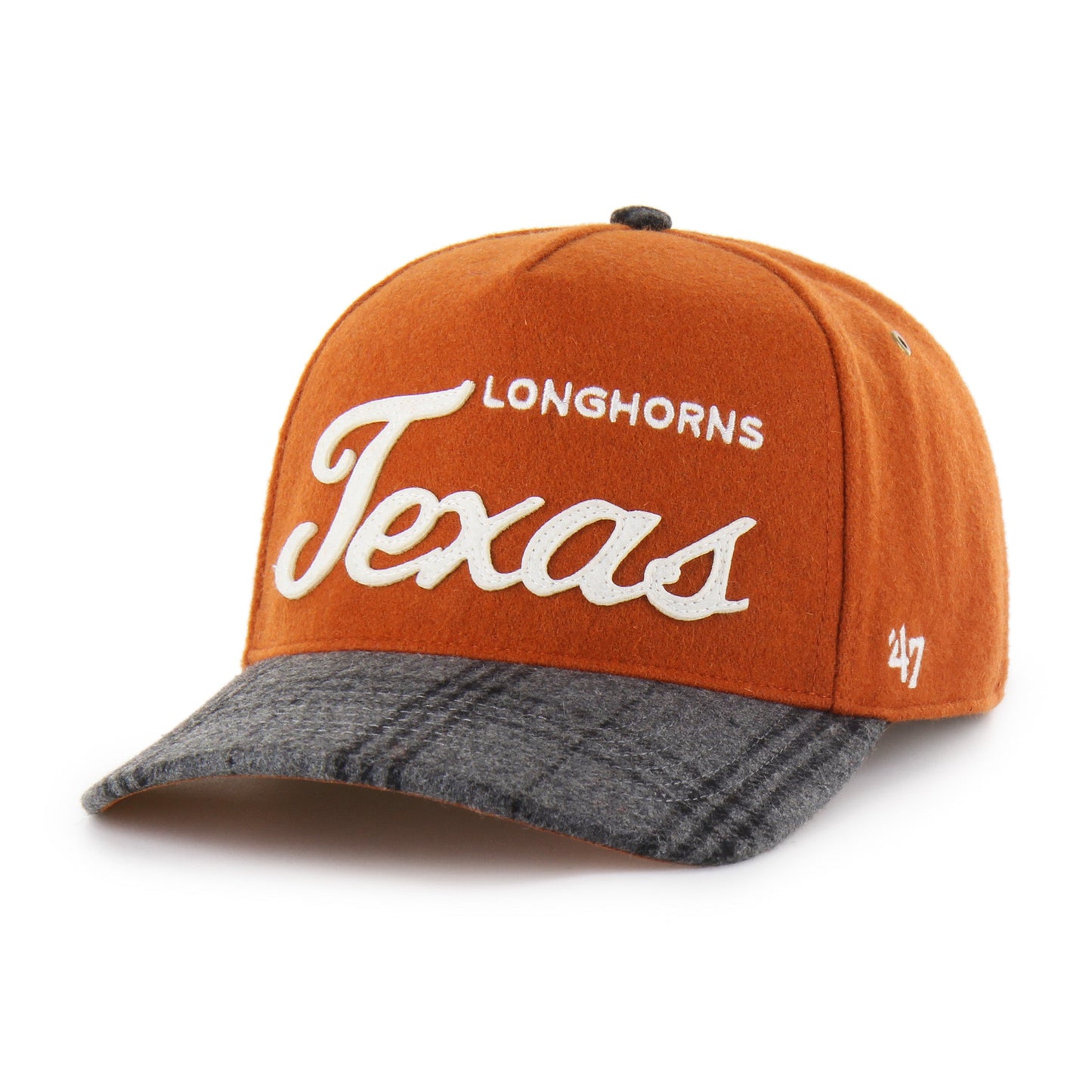 TEXAS LONGHORNS WINDOWPANE PLAID '47 HITCH RF RELAXED FIT