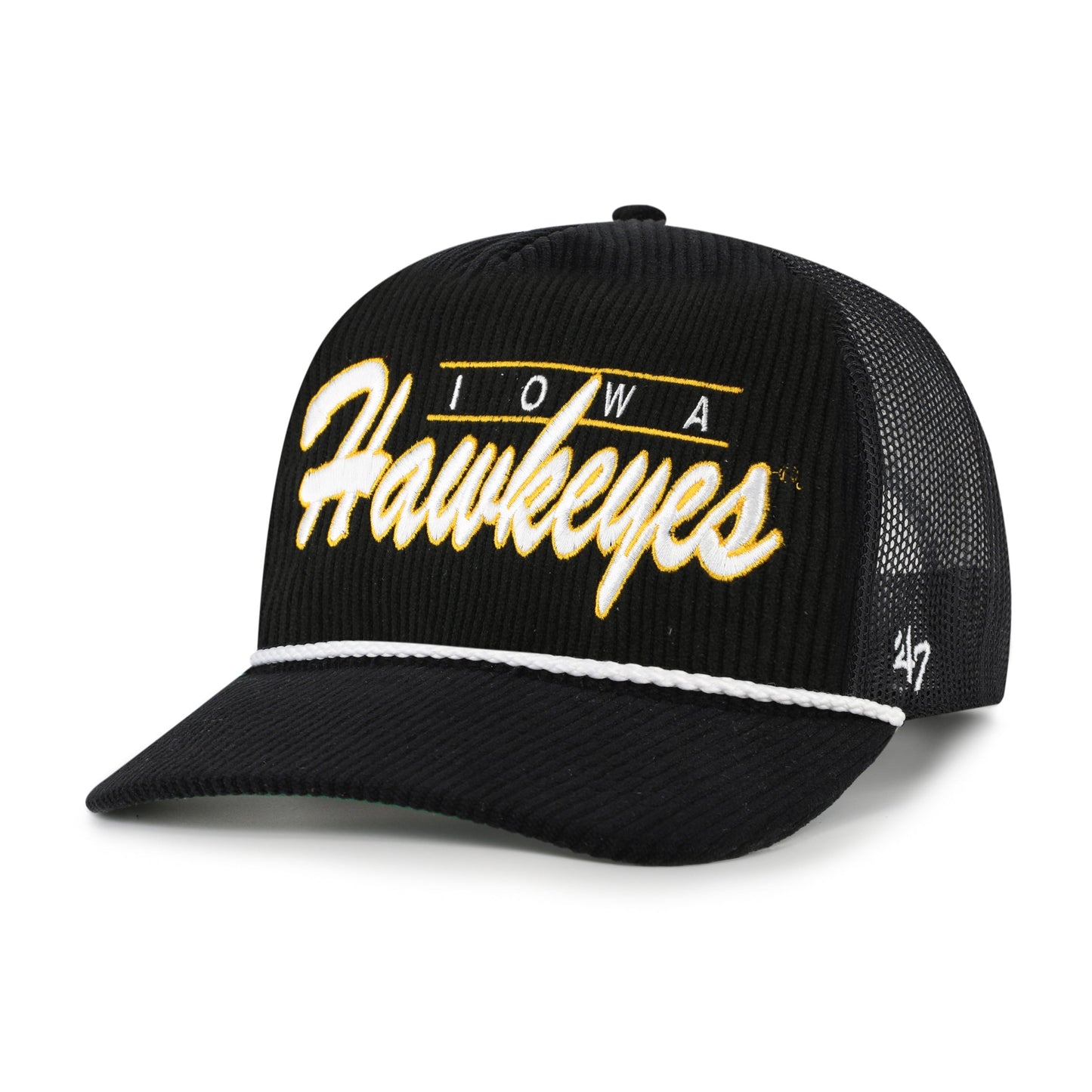 IOWA HAWKEYES DOUBLE HEADER MESH '47 HITCH RF RELAXED FIT