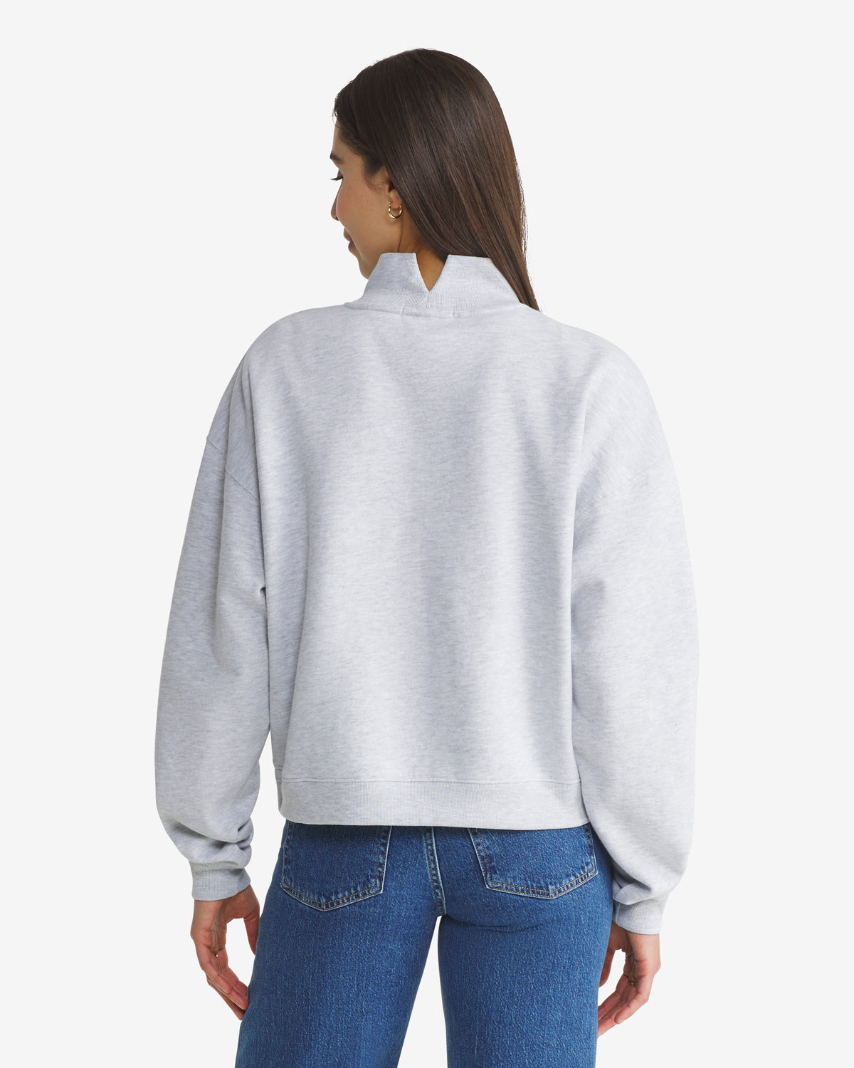 '47 BASICS MOCK NECK PULLOVER WOMENS